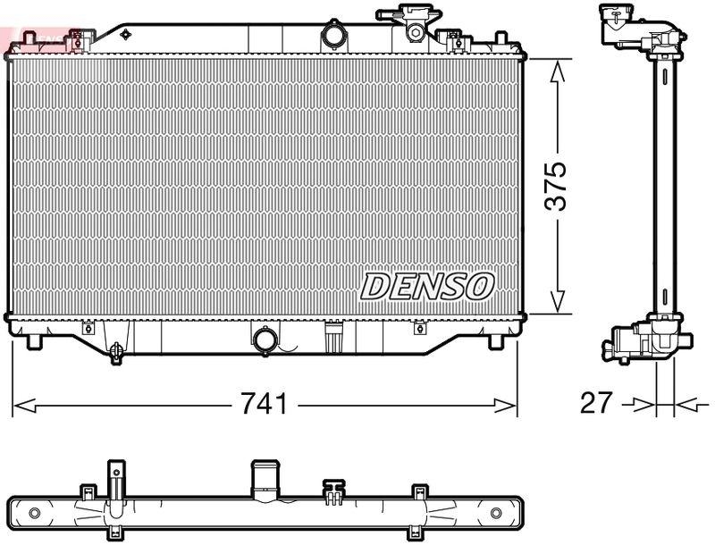 DENSO DRM44049 Kühler MAZDA 3 (BM, BN) 2.2 SkyActiv-D 150 (13-)