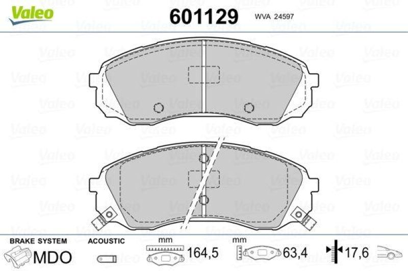 VALEO 601129 SBB-Satz PREMIUM