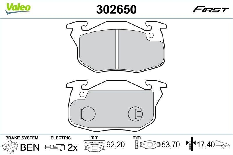 VALEO 302650 SBB-Satz - FIRST