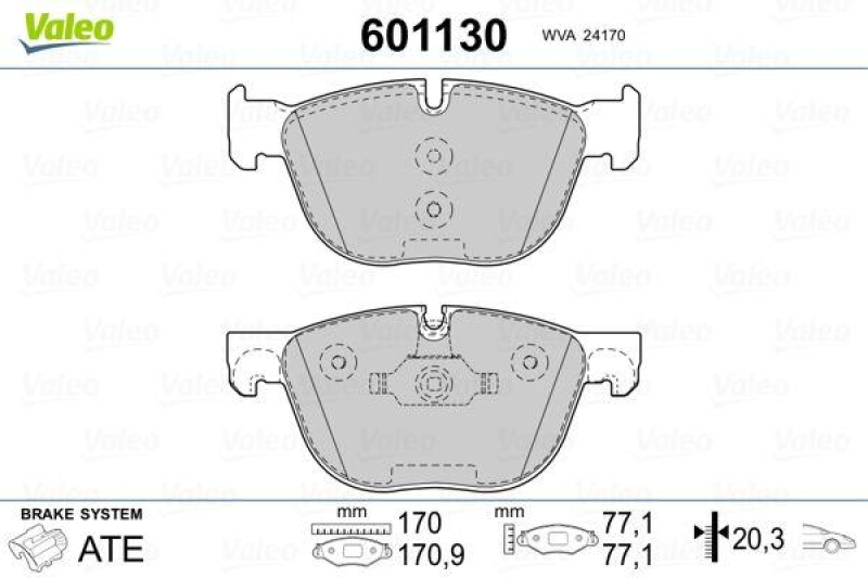 VALEO 601130 SBB-Satz PREMIUM