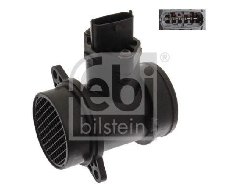 FEBI BILSTEIN 100672 Luftmassenmesser mit Gehäuse für Fiat