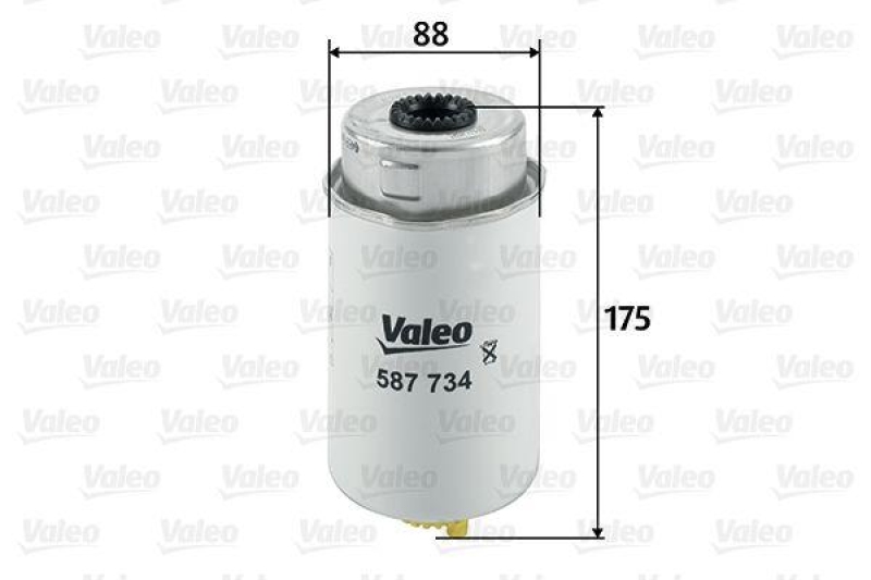 VALEO 587734 Kraftstofffilter, Diesel