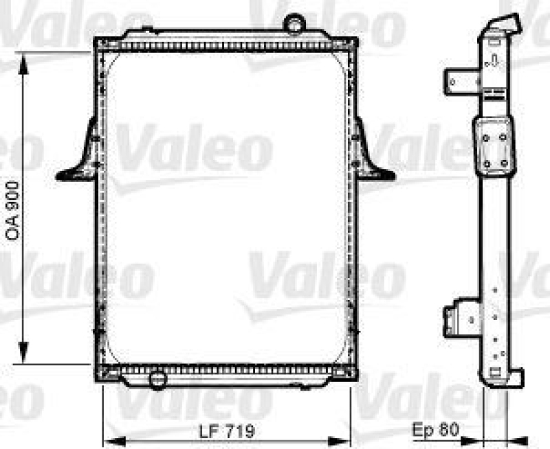 VALEO 733533 Motorkühler RENAULT TRUCKS KERAX (0