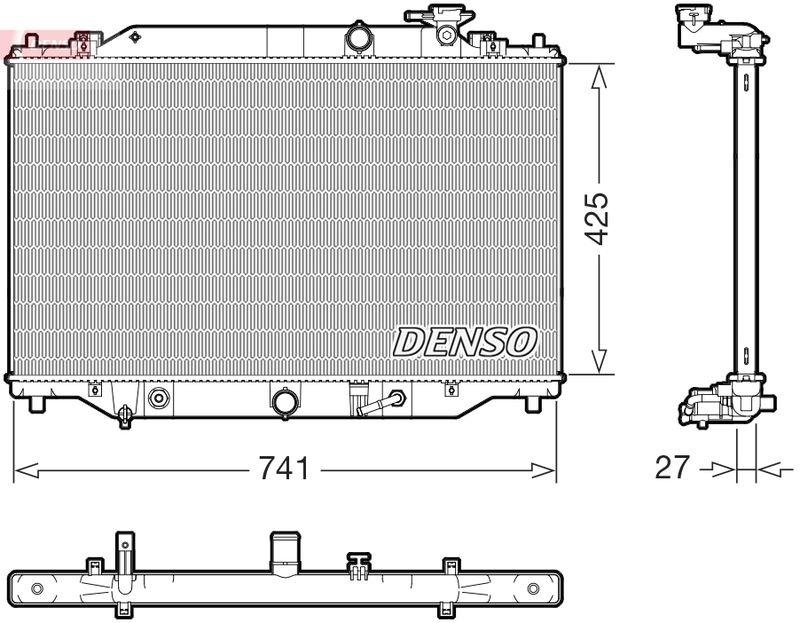 DENSO DRM44051 Kühler MAZDA CX-5 2.2 SkyActiv-D 175 AWD (17-)