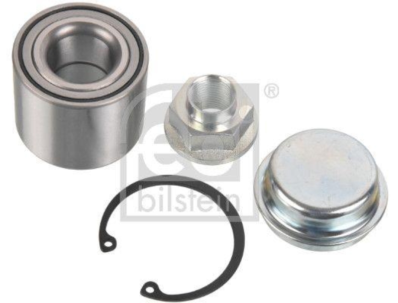 FEBI BILSTEIN 31341 Radlagersatz mit Achsmutter, Sicherungsring und Staubkappe für SUZUKI