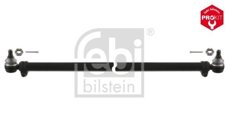 FEBI BILSTEIN 43675 Spurstange mit Kronenmuttern und Splinten f&uuml;r DAF