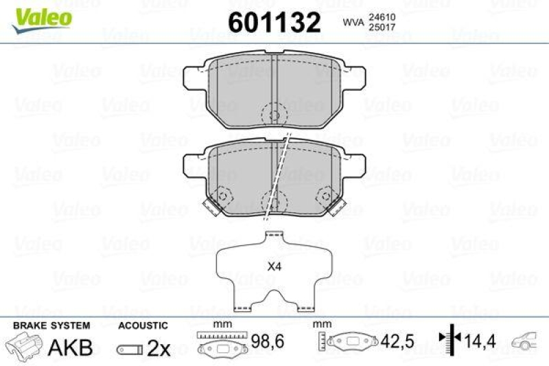 VALEO 601132 SBB-Satz PREMIUM