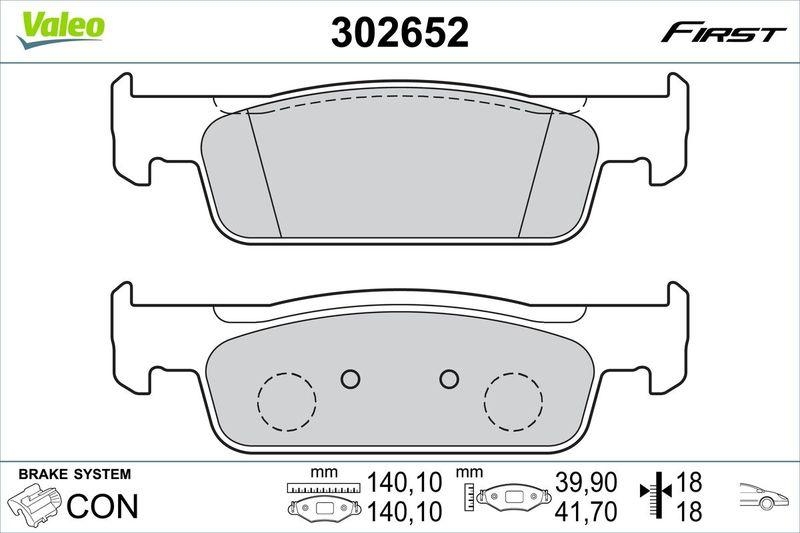 VALEO 302652 SBB-Satz - FIRST