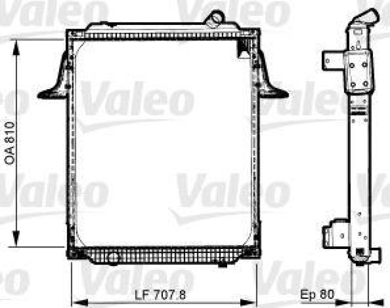 VALEO 733535 Motorkühler RENAULT TRUCKS PREMIUM