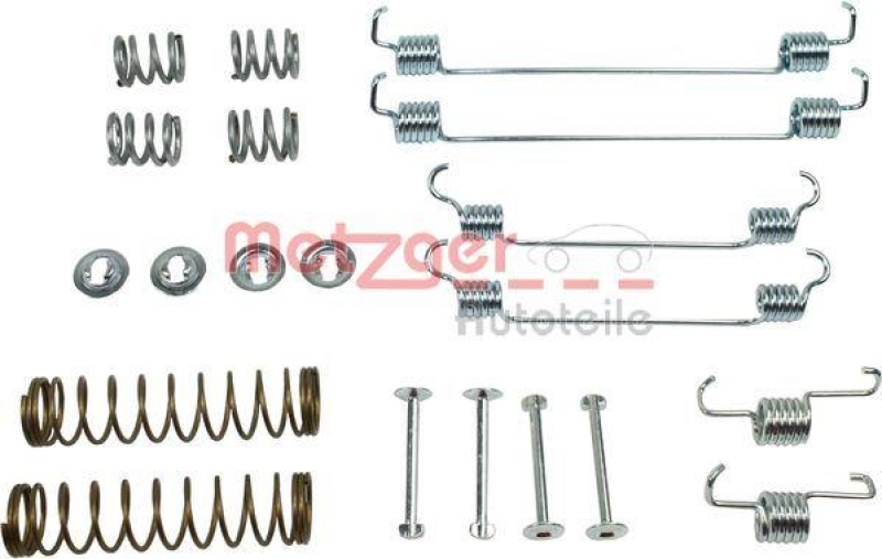 METZGER 105-0835 Zubehörsatz, Bremsbacken für CITROEN/PEUGEOT