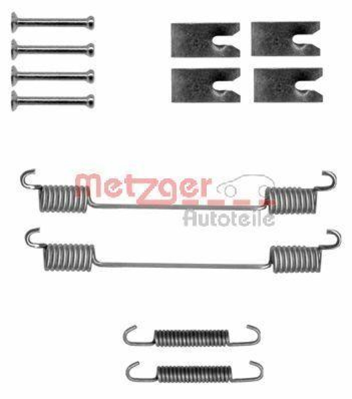 METZGER 105-0836 Zubehörsatz, Bremsbacken für CITROEN/FIAT/PEUGEOT