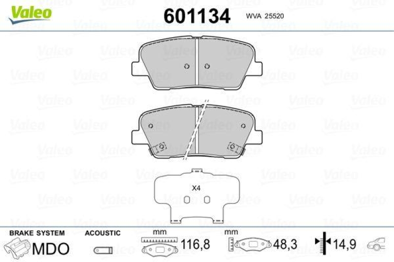 VALEO 601134 SBB-Satz PREMIUM