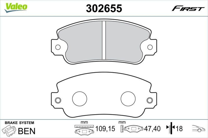 VALEO 302655 SBB-Satz - FIRST