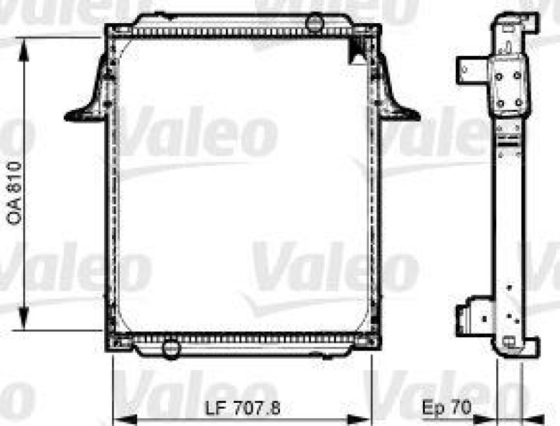 VALEO 733537 Motorkühler RENAULT TRUCKS PREMIUM