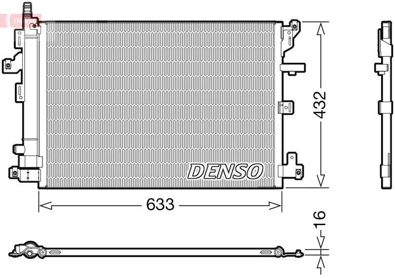 DENSO DCN33012 Kondensator A/C VOLVO XC90 I (275) (05-10)