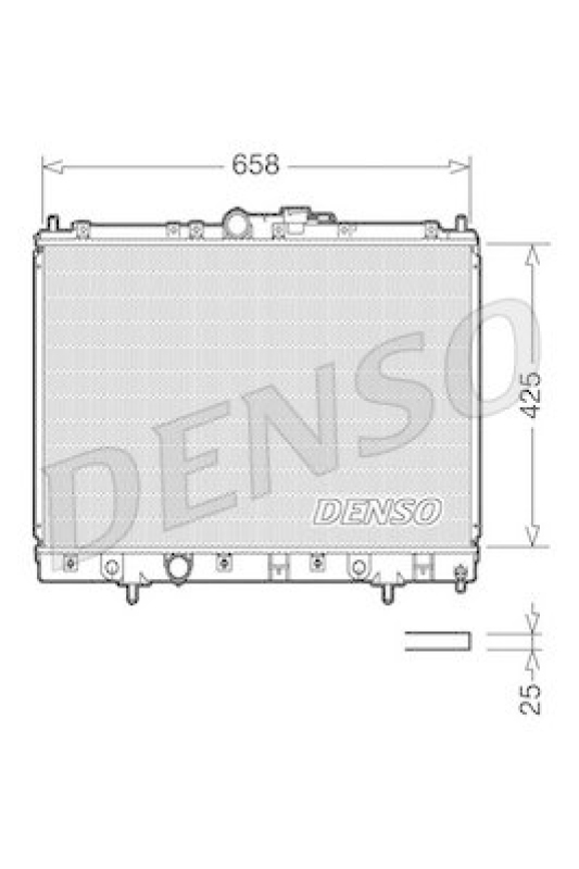 DENSO DRM45006 Kühler MITSUBISHI Pajero Aut. 07/00-