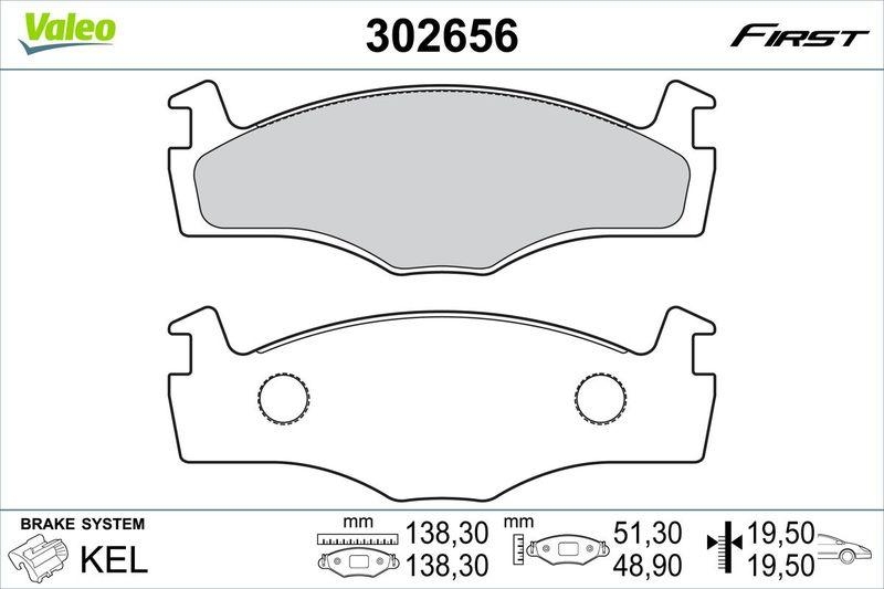 VALEO 302656 SBB-Satz - FIRST