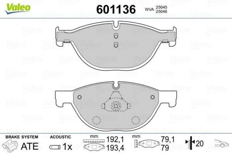 VALEO 601136 SBB-Satz PREMIUM