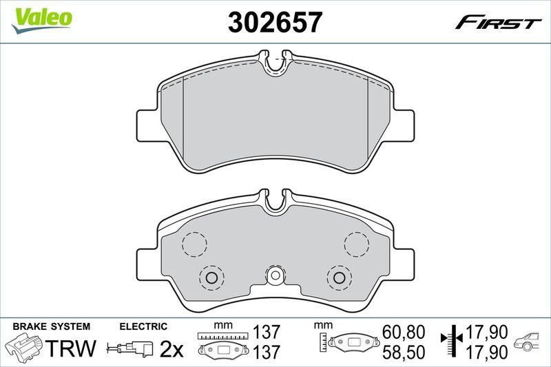 VALEO 302657 SBB-Satz - FIRST