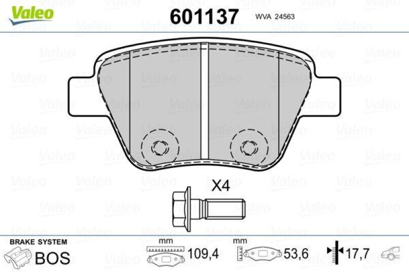 VALEO 601137 SBB-Satz PREMIUM