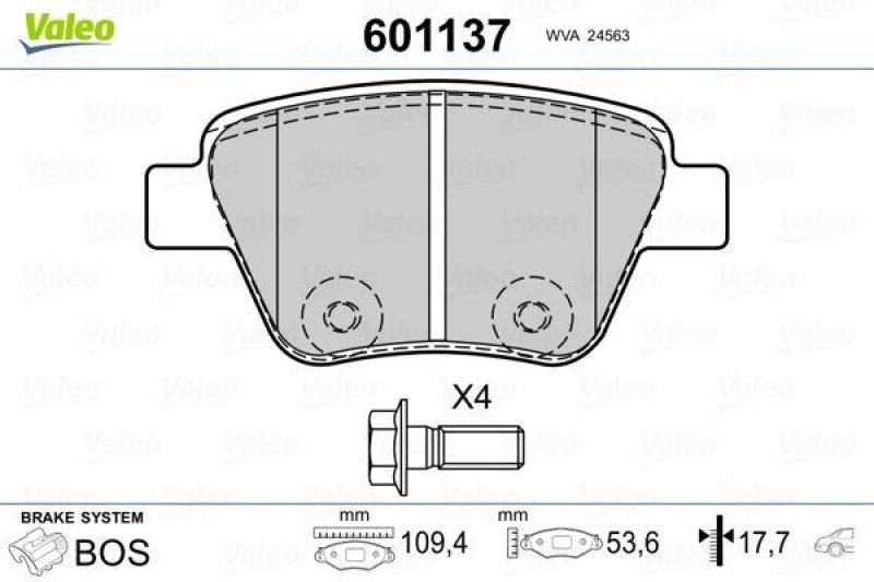 VALEO 601137 SBB-Satz PREMIUM