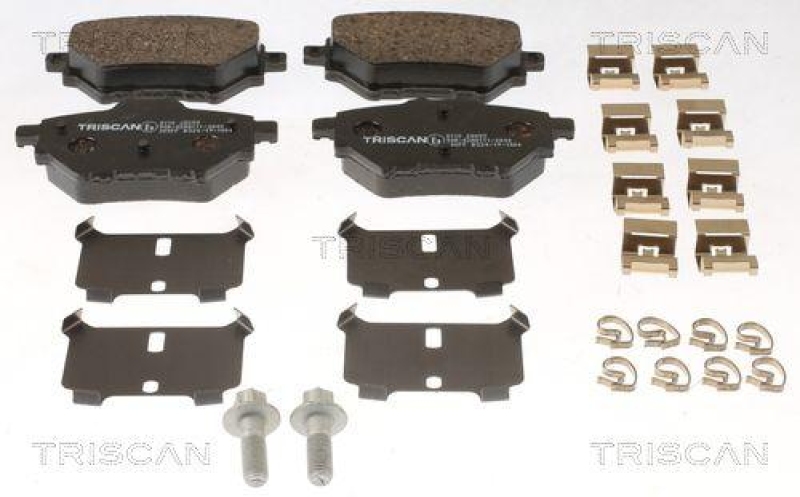 TRISCAN 8110 28055 Bremsbelag Hinten f&uuml;r Citroen, Peugeot