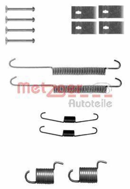 METZGER 105-0842 Zubehörsatz, Bremsbacken für SUZUKI