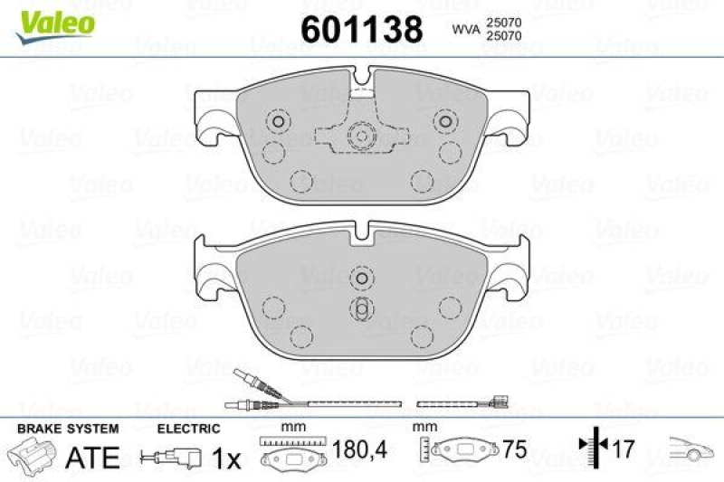 VALEO 601138 SBB-Satz PREMIUM