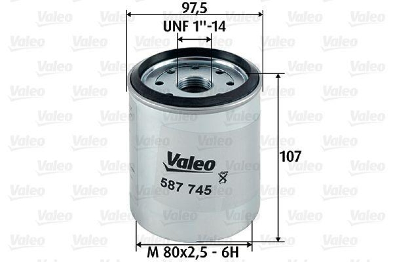 VALEO 587745 Kraftstofffilter, Diesel