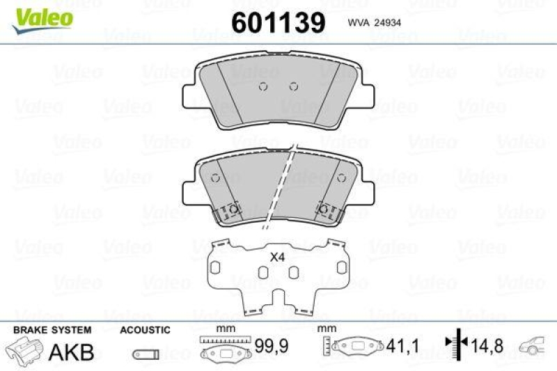 VALEO 601139 SBB-Satz PREMIUM