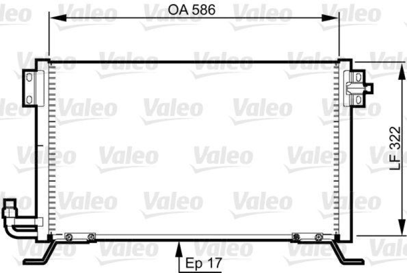 VALEO 818989 Kondensator VOLVO TRUCK FH 16 (08/9