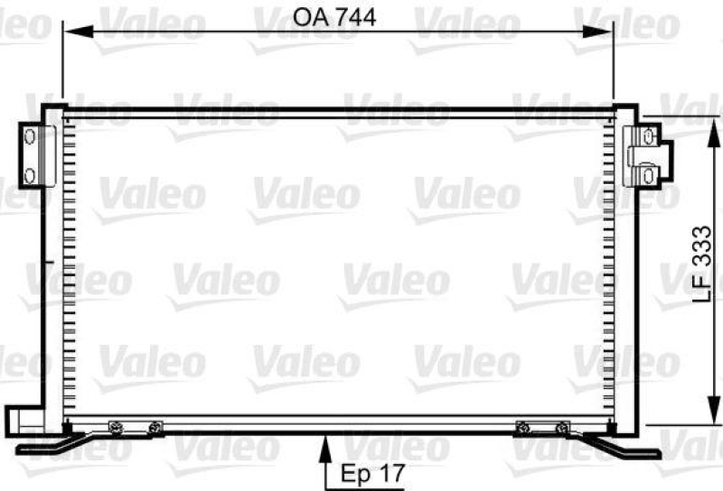 VALEO 818990 Kondensator VOLVO TRUCK FH 12 (08/9