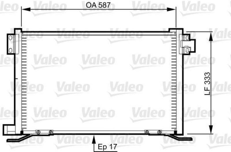 VALEO 818991 Kondensator VOLVO TRUCK FH 12 (08/9