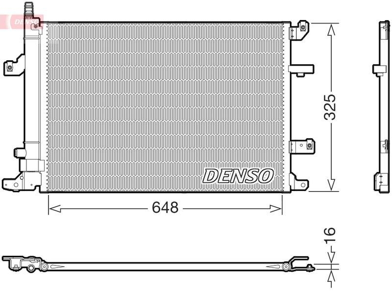 DENSO DCN33017 Kondensator A/C VOLVO V70 II (285) 2.4 (00-07)