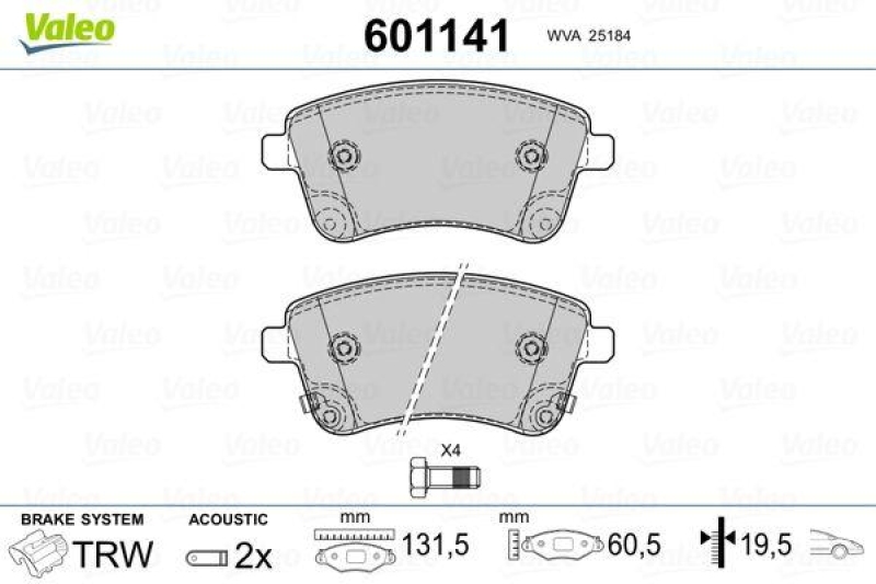 VALEO 601141 SBB-Satz PREMIUM