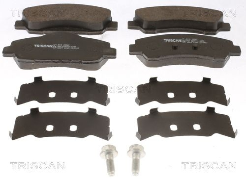 TRISCAN 8110 28062 Bremsbelag Vorne für Peugeot