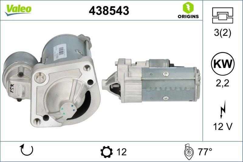 VALEO 438543 Starter Neu - ORIGINS