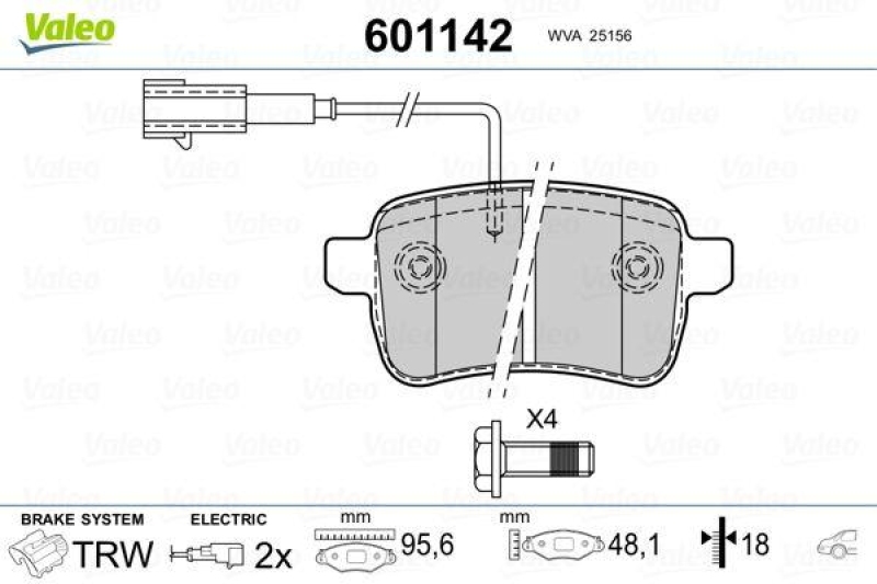 VALEO 601142 SBB-Satz PREMIUM