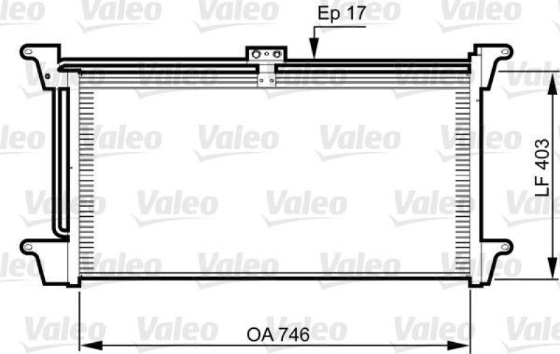 VALEO 818992 Kondensator SCANIA 4-SERIES (12/96-