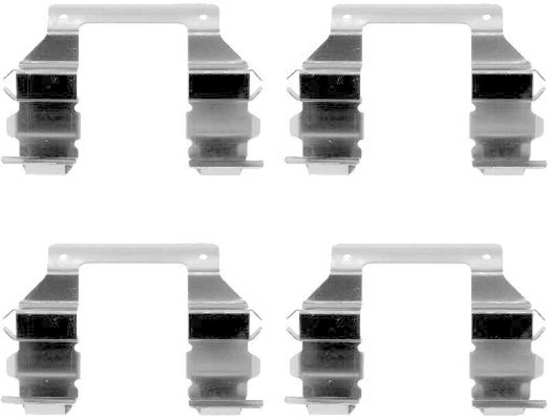 HELLA 8DZ 355 202-291 Zubehörsatz Scheibenbremsbelag