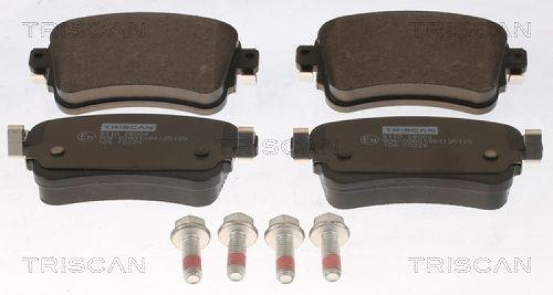 TRISCAN 8110 28064 Bremsbelag Hinten für Peugeot, Citroen