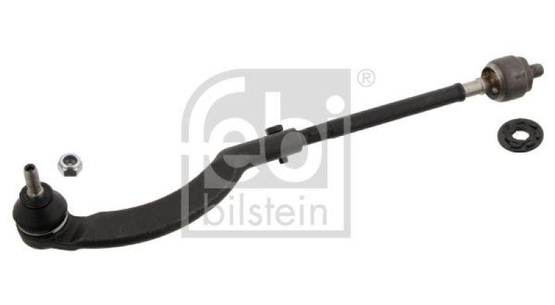 FEBI BILSTEIN 29683 Spurstange mit Endstück, Sicherungsmutter und Unterlegscheibe für Renault