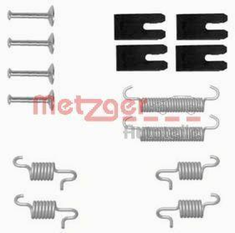 METZGER 105-0850 Zubehörsatz, Feststellbremsbacken für TOYOTA