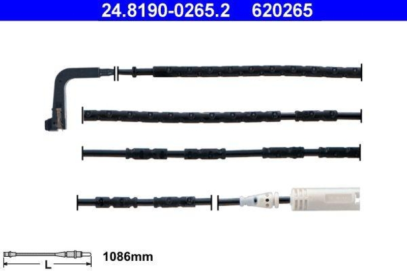 ATE 24.8190-0265.2 Warnkontakt für BMW 1er Reihe/E81/E87 3er Reihe/E90 Lim (05-)