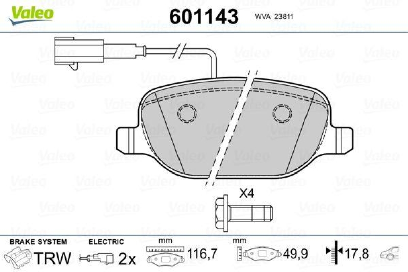 VALEO 601143 SBB-Satz PREMIUM