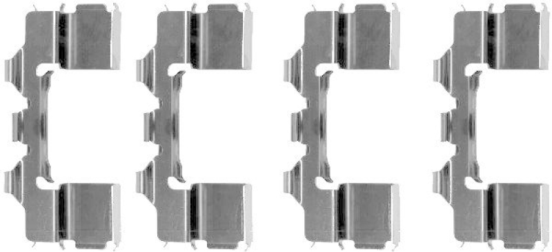 HELLA 8DZ 355 202-301 Zubehörsatz Scheibenbremsbelag