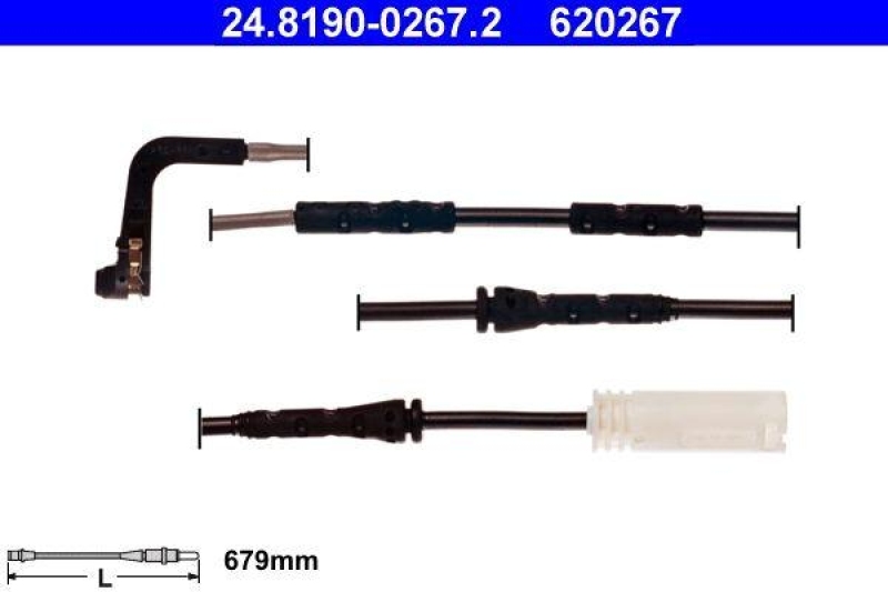 ATE 24.8190-0267.2 Warnkontakt für BMW 1er Reihe/E81/E87 3er Reihe/E90 Lim (05-)