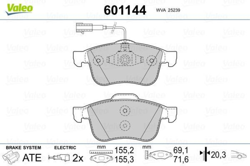 VALEO 601144 SBB-Satz PREMIUM