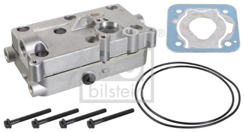 FEBI BILSTEIN 173928 Zylinderkopf für Luftpresser, mit Ventilplatte für Volvo