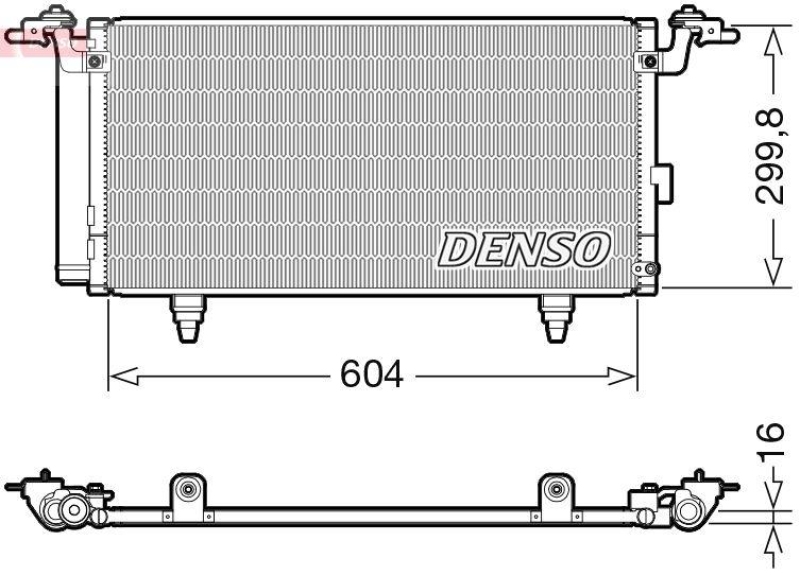 DENSO DCN36005 Kondensator A/C SUBARU LEGACY V Estate (BR) (09-14)